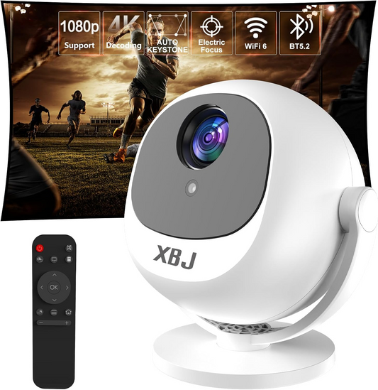 Portable 360° Smart Mini Projector