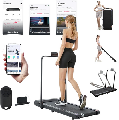 Under Desk Walking Pad Treadmill – 2.0 HP